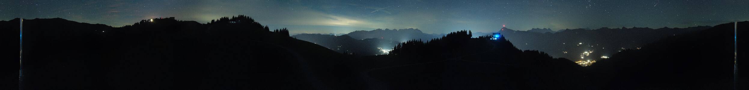 Kitzbühel Hahnenkamm snow cam captured at 19 September 2026 at 11:56 pm GMT+2