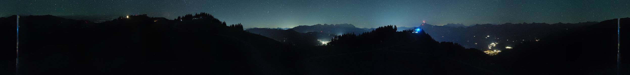 Kitzbühel Hahnenkamm snow cam captured at 5 October 2026 at 11:55 pm GMT+2