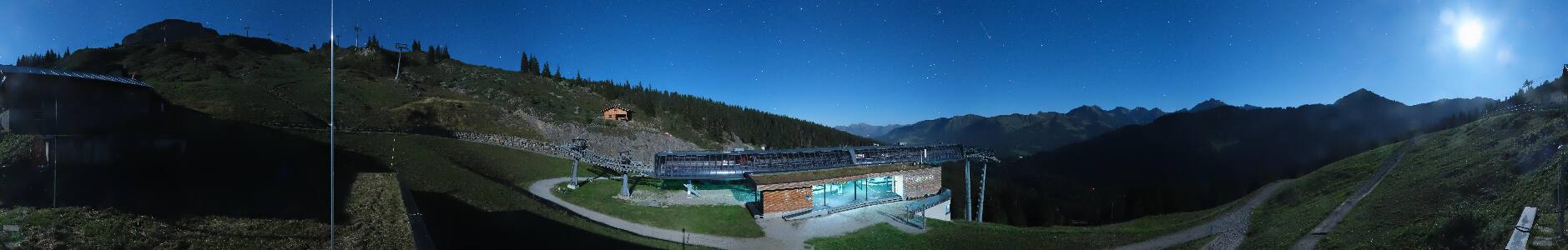 Kleinwalsertal Ifenbahn snow cam captured at 22 September 2026 at 11:56 pm GMT+2