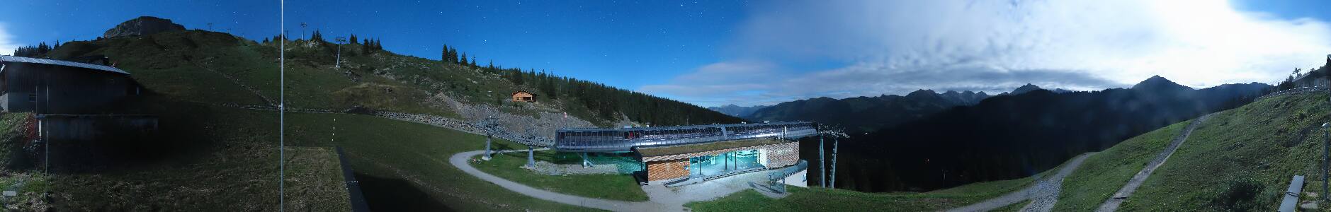 Kleinwalsertal Ifenbahn snow cam captured at 23 September 2026 at 11:57 pm GMT+2
