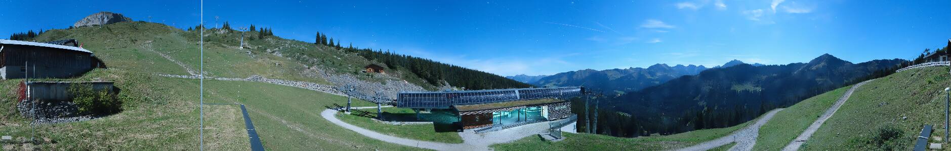 Kleinwalsertal Ifenbahn snow cam captured at 26 September 2026 at 11:53 pm GMT+2