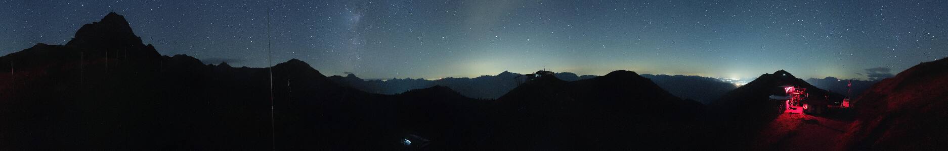 Kleinwalsertal Kanzelwandbahn snow cam captured at 11 September 2026 at 11:54 pm GMT+2