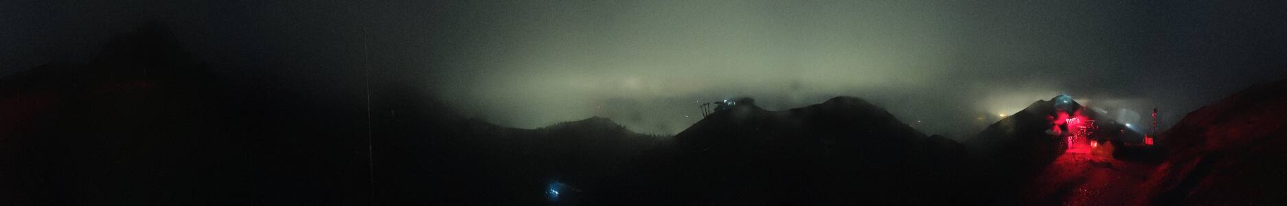 Kleinwalsertal Kanzelwandbahn snow cam captured at 13 September 2026 at 11:57 pm GMT+2