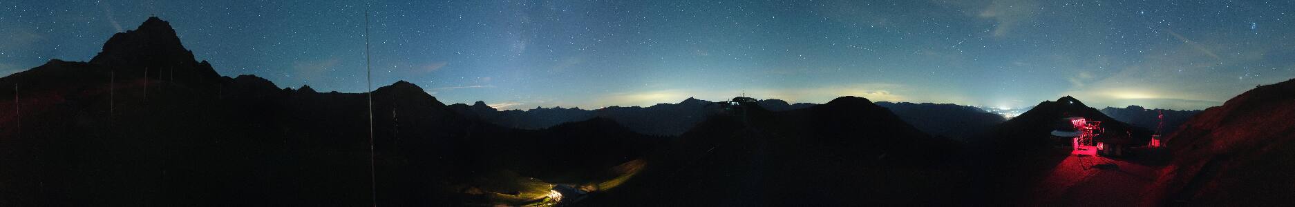 Kleinwalsertal Kanzelwandbahn snow cam captured at 19 September 2026 at 11:56 pm GMT+2