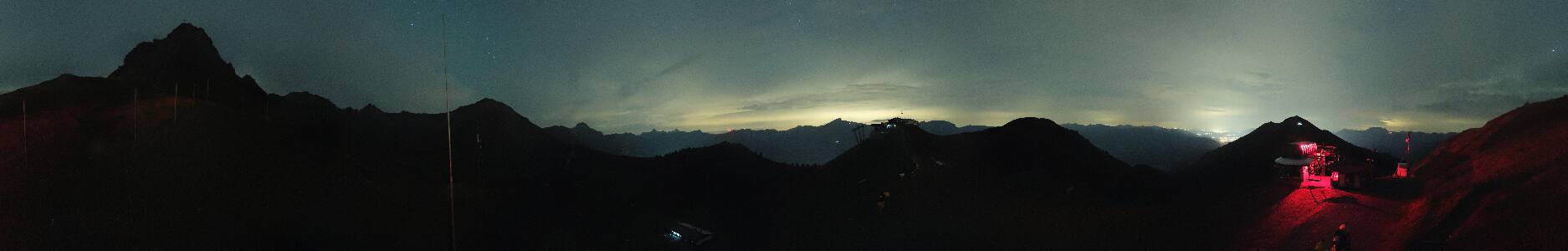 Kleinwalsertal Kanzelwandbahn snow cam captured at 4 October 2026 at 11:59 pm GMT+2