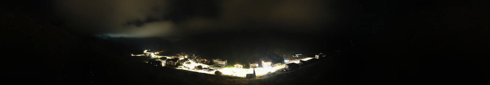 Kühtai Ortsblick snow cam captured at 11 September 2026 at 11:54 pm GMT+2