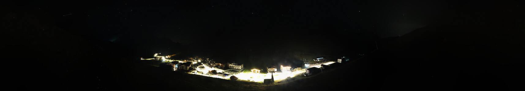 Kühtai Ortsblick snow cam captured at 12 September 2026 at 11:56 pm GMT+2