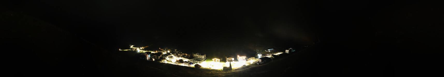 Kühtai Ortsblick snow cam captured at 16 September 2026 at 11:49 pm GMT+2