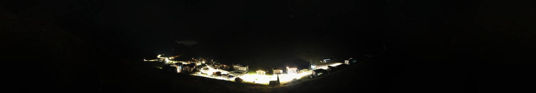 Kühtai Ortsblick snow cam captured at 18 September 2026 at 11:51 pm GMT+2