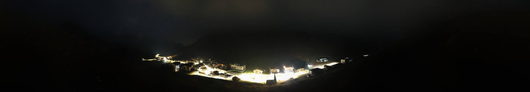 Kühtai Ortsblick snow cam captured at 1 October 2026 at 11:42 pm GMT+2