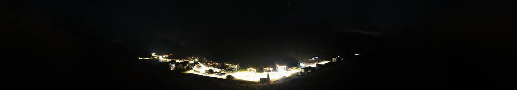 Kühtai Ortsblick snow cam captured at 3 October 2026 at 11:53 pm GMT+2