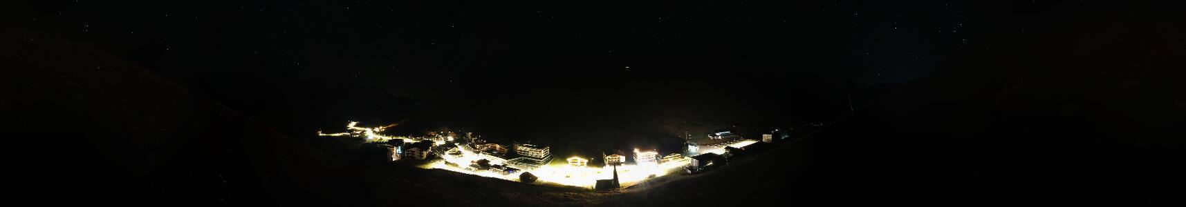 Kühtai Ortsblick snow cam captured at 5 October 2026 at 11:58 pm GMT+2