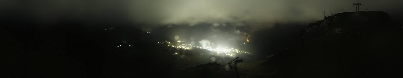 Lech am Arlberg Kriegerhornbahn snow cam captured at 13 September 2026 at 11:57 pm GMT+2
