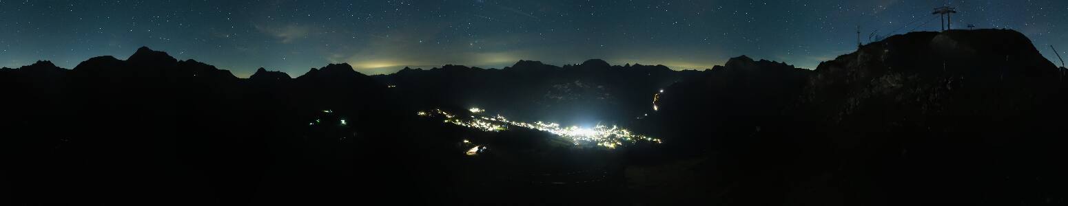 Lech am Arlberg Kriegerhornbahn snow cam captured at 19 September 2026 at 11:57 pm GMT+2