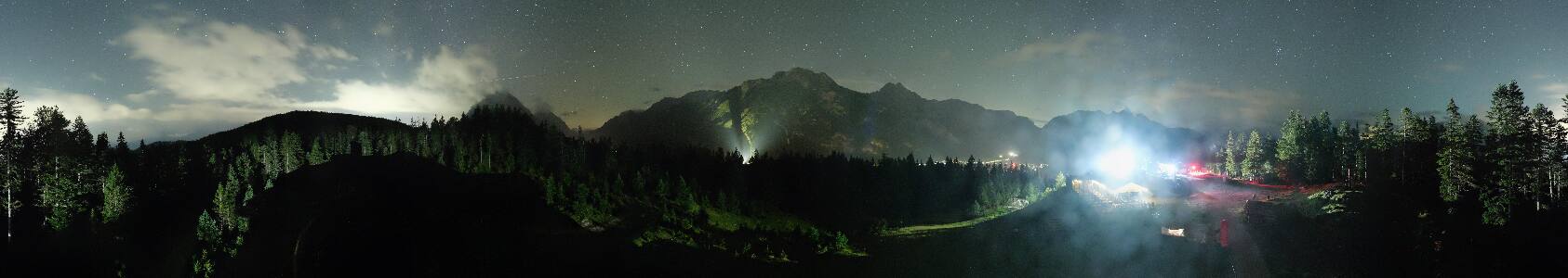 Leutasch Katzenkopf Bergstation snow cam captured at 18 September 2026 at 11:52 pm GMT+2