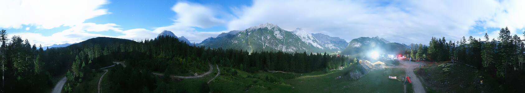 Leutasch Katzenkopf Bergstation snow cam captured at 23 September 2026 at 11:52 pm GMT+2