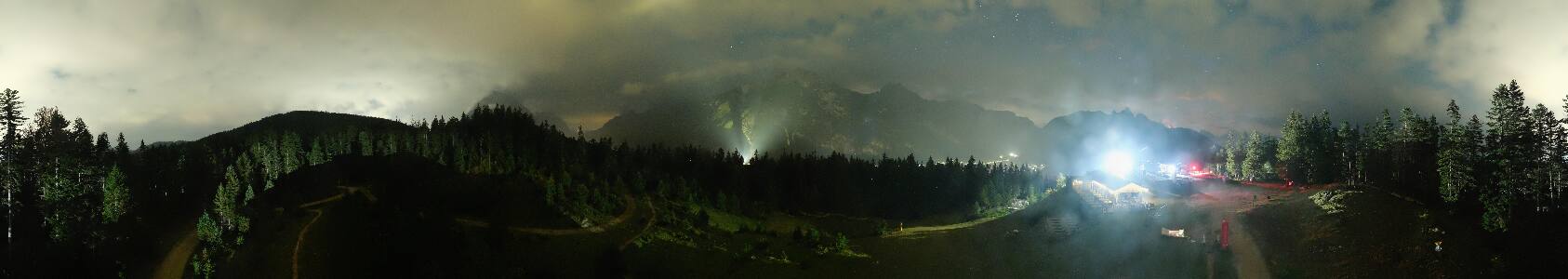Leutasch Katzenkopf Bergstation snow cam captured at 3 October 2026 at 11:51 pm GMT+2