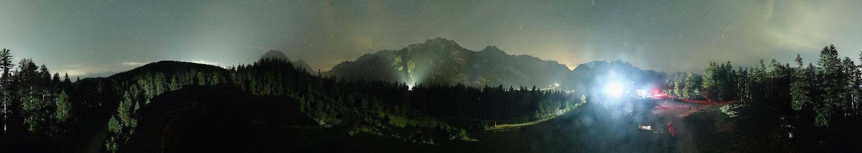 Leutasch Katzenkopf Bergstation snow cam captured at 4 October 2026 at 11:51 pm GMT+2