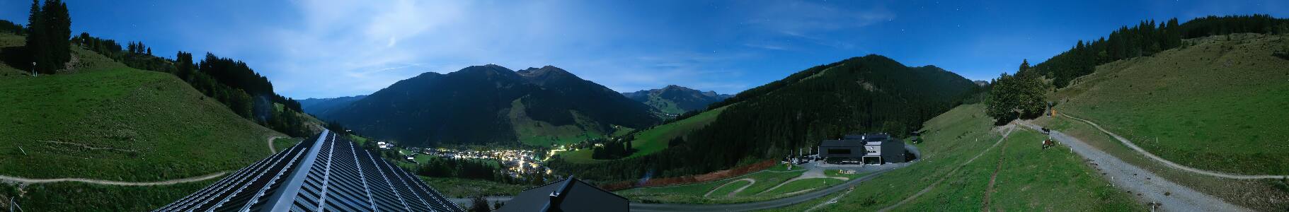 Maisalm Saalbach snow cam captured at 26 September 2026 at 11:55 pm GMT+2