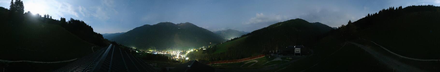 Maisalm Saalbach snow cam captured at 1 October 2026 at 11:37 pm GMT+2