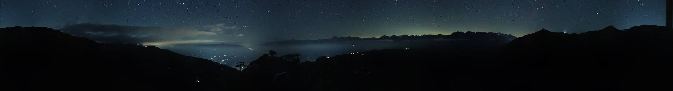 Mayrhofen im Zillertal Schafkopf snow cam captured at 11 September 2026 at 11:54 pm GMT+2