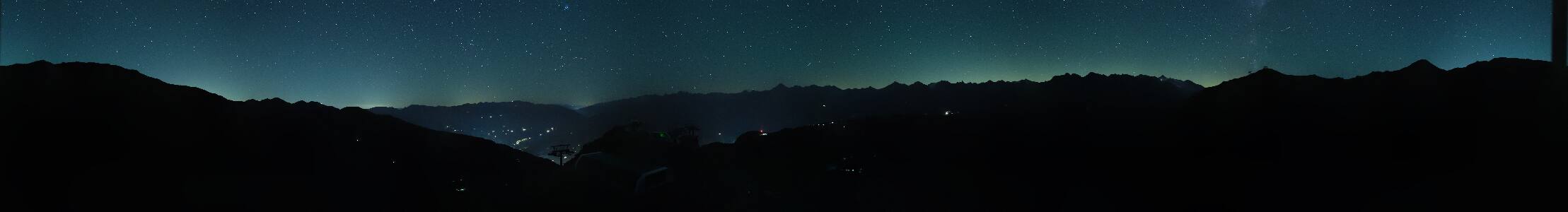 Mayrhofen im Zillertal Schafkopf snow cam captured at 14 September 2026 at 11:57 pm GMT+2