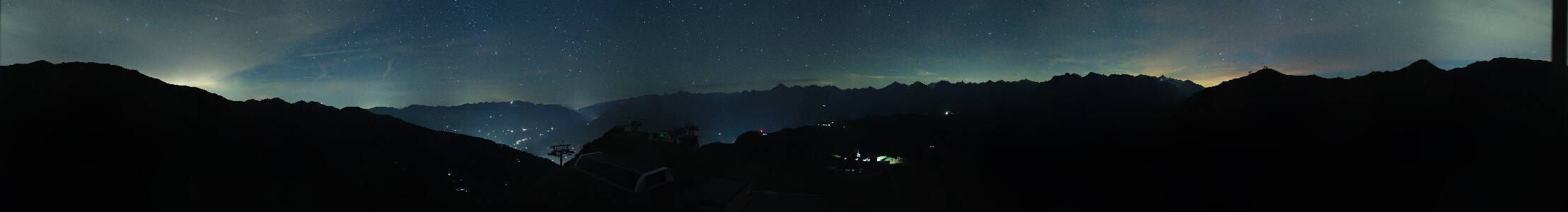 Mayrhofen im Zillertal Schafkopf snow cam captured at 19 September 2026 at 11:58 pm GMT+2
