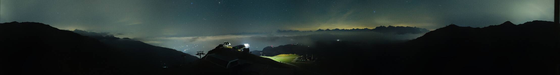 Mayrhofen im Zillertal Schafkopf snow cam captured at 4 October 2026 at 11:54 pm GMT+2