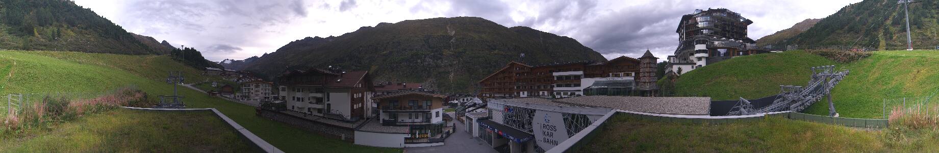 Obergurgl Hotel Edelweiß snow cam captured at 13 September 2026 at 6:53 pm GMT+2