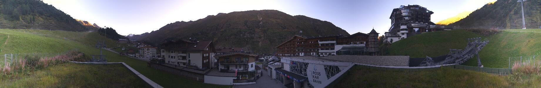 Obergurgl Hotel Edelweiß snow cam captured at 15 September 2026 at 6:17 pm GMT+2