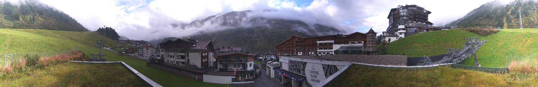 Obergurgl Hotel Edelweiß snow cam captured at 18 September 2026 at 6:45 pm GMT+2