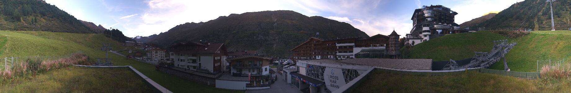 Obergurgl Hotel Edelweiß snow cam captured at 19 September 2026 at 6:39 pm GMT+2