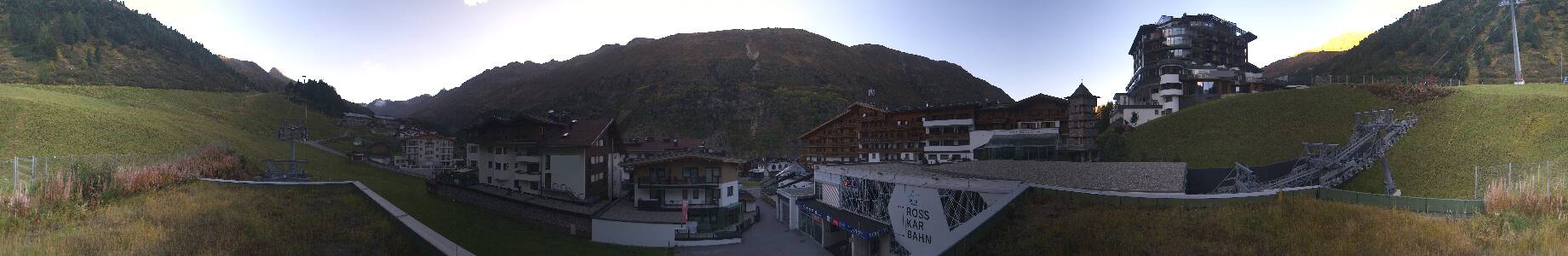 Obergurgl Hotel Edelweiß snow cam captured at 28 September 2026 at 6:17 pm GMT+2