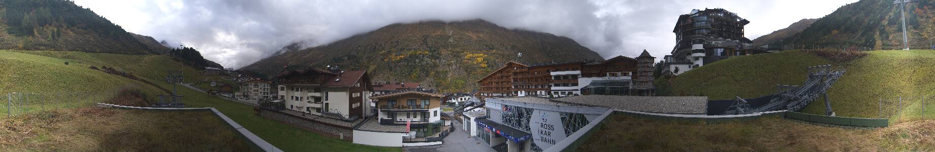 Obergurgl Hotel Edelweiß snow cam captured at 5 October 2026 at 5:27 pm GMT+2