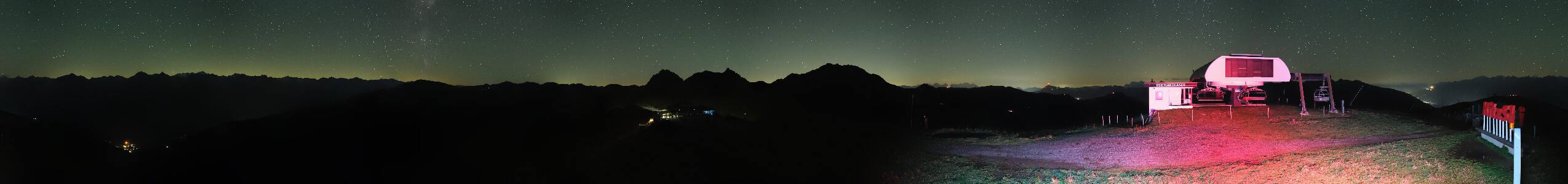 Panorama Alm Pass Thurn – Kitzbühel snow cam captured at 14 September 2026 at 11:58 pm GMT+2