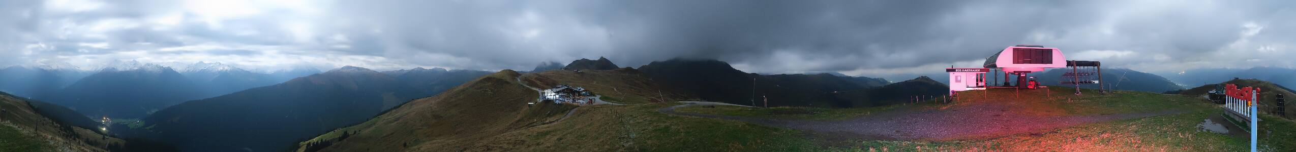 Panorama Alm Pass Thurn – Kitzbühel snow cam captured at 24 September 2026 at 11:53 pm GMT+2