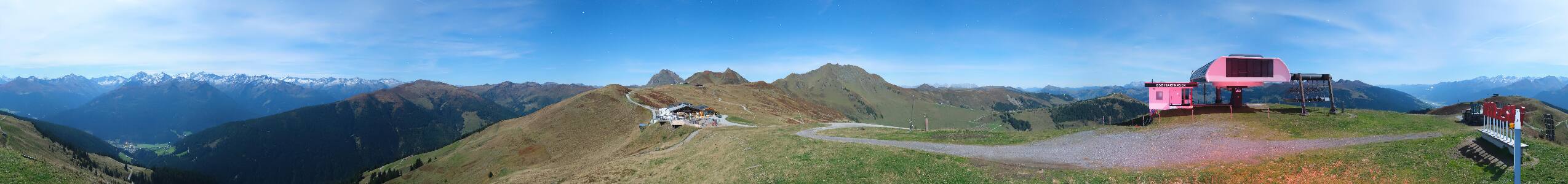 Panorama Alm Pass Thurn – Kitzbühel snow cam captured at 26 September 2026 at 11:56 pm GMT+2