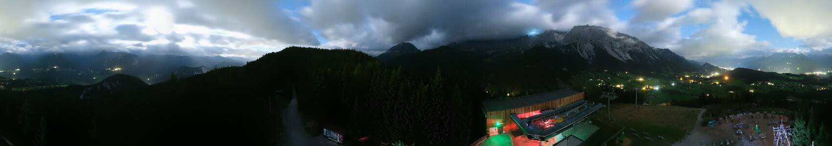 Ramsau a. D. Rittisberg snow cam captured at 21 September 2026 at 11:50 pm GMT+2