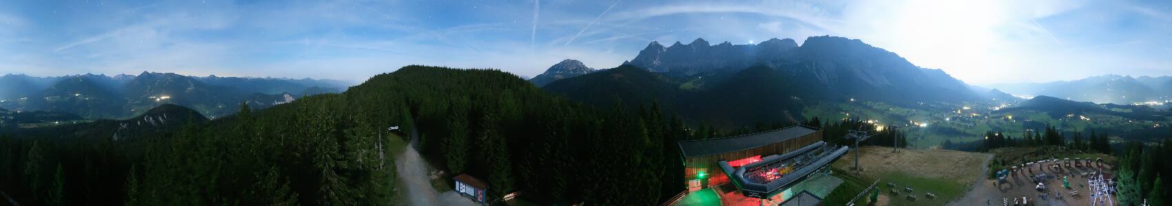 Ramsau a. D. Rittisberg snow cam captured at 1 October 2026 at 11:46 pm GMT+2