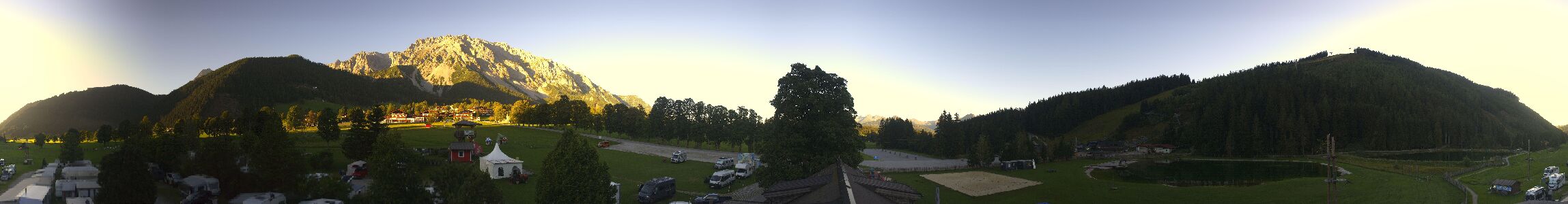 Ramsau am Dachstein Rittisberg Beach snow cam captured at 15 September 2026 at 6:51 pm GMT+2