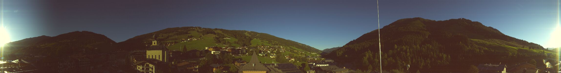 Saalbach Hotel Alpinresort snow cam captured at 15 September 2026 at 6:19 pm GMT+2