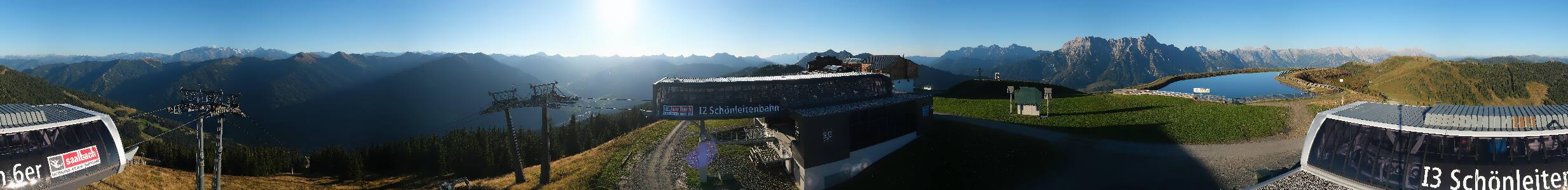 Saalbach-Hinterglemm Wildenkarkogel snow cam captured at 15 September 2026 at 6:19 pm GMT+2