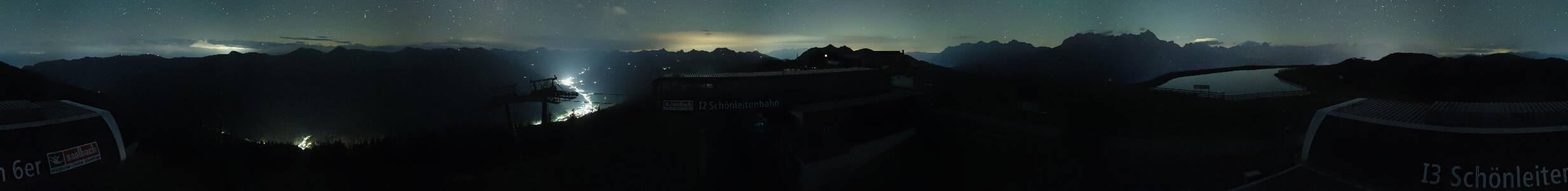 Saalbach-Hinterglemm Wildenkarkogel snow cam captured at 18 September 2026 at 11:54 pm GMT+2