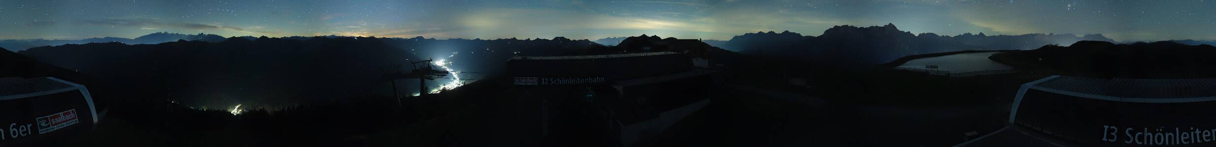Saalbach-Hinterglemm Wildenkarkogel snow cam captured at 19 September 2026 at 11:49 pm GMT+2
