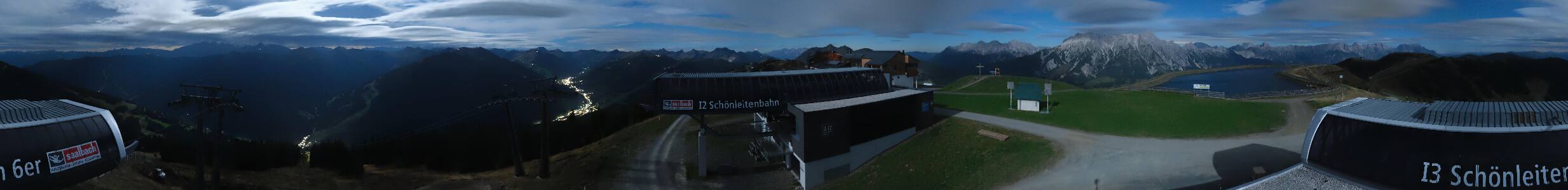 Saalbach-Hinterglemm Wildenkarkogel snow cam captured at 23 September 2026 at 11:52 pm GMT+2