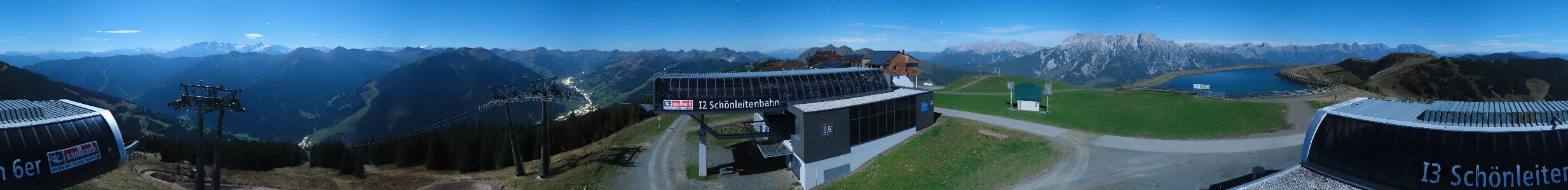Saalbach-Hinterglemm Wildenkarkogel snow cam captured at 25 September 2026 at 11:56 pm GMT+2