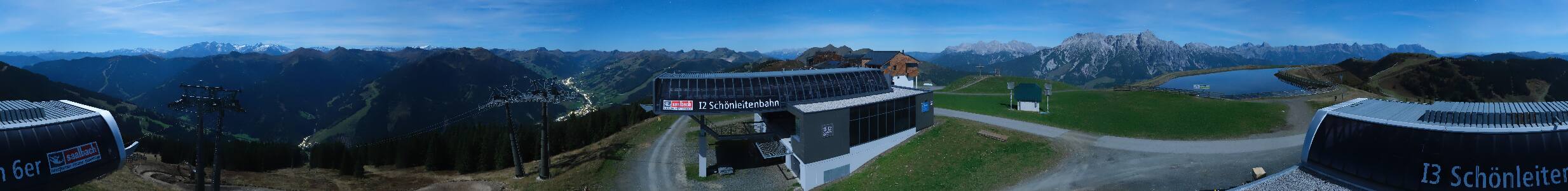 Saalbach-Hinterglemm Wildenkarkogel snow cam captured at 26 September 2026 at 11:58 pm GMT+2