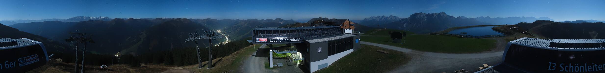 Saalbach-Hinterglemm Wildenkarkogel snow cam captured at 29 September 2026 at 11:45 pm GMT+2