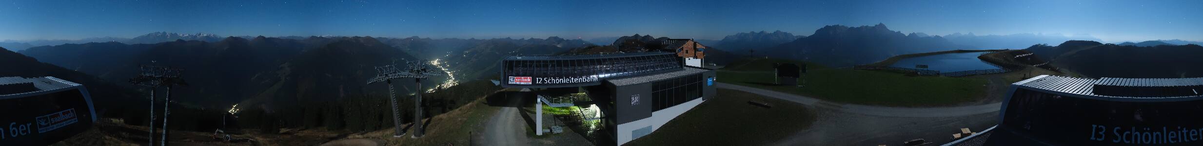 Saalbach-Hinterglemm Wildenkarkogel snow cam captured at 30 September 2026 at 11:35 pm GMT+2