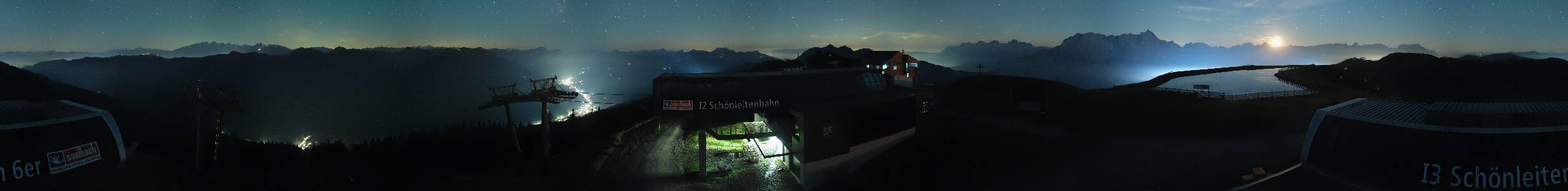 Saalbach-Hinterglemm Wildenkarkogel snow cam captured at 3 October 2026 at 11:54 pm GMT+2